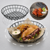 Thumbnail image #3 for American Metalcraft 10-Inch Round Black Wire Serving Basket