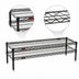 Thumbnail image #3 for Eagle Group QuadTruss 2-Tier Front Case Merchandise Wire Shelving Unit, 54W x 14D x 14H, White Epoxy Finish
