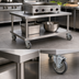 Thumbnail image #4 for Vollrath Heavy-Duty Countertop Stainless Steel Equipment Stand, 36 x 30 x 24 Inches, with Undershelf and 5-Inch Casters