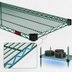 Thumbnail image #3 for EagleGard Quad-Adjust Commercial Wire Shelf, 54 x 21 Inches, 600 lb. Capacity, Hybrid Epoxy Finish