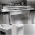 Thumbnail image #3 for Steel Works Stainless 3-Compartment Straight Soiled Dishtable with Right Drainboard, 90 Inch