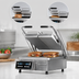 Thumbnail image #3 for Proluxe Vantage High Production Split-Lid Commercial Panini Press Grill with Digital Controls