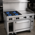 Thumbnail image #3 for Vulcan Endurance 48-Inch Gas Restaurant Range with 4 Open Burners, 24-Inch Griddle, and Standard Oven