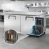Thumbnail image #3 for True 2-Section Undercounter Refrigerator with Solid Doors, 60 3/8