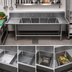 Thumbnail image #3 for John Boos Pro-Bowl 4-Compartment Stainless Steel Sink with Left and Right Drainboards