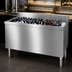 Thumbnail image #3 for Advance Tabco Prestige 60-Inch Stainless Steel Beer Bath / Bar Ice Bin with 18-Inch Deep Bin
