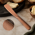 Thumbnail image #3 for Vintage 6 5/8-Inch Bronze Hammered Finish Spreader