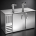 Thumbnail image #3 for Beverage-Air DD58HC-S 58-Inch Stainless Steel Direct Draw Beer Dispenser with Solid Doors and 3-Keg Capacity