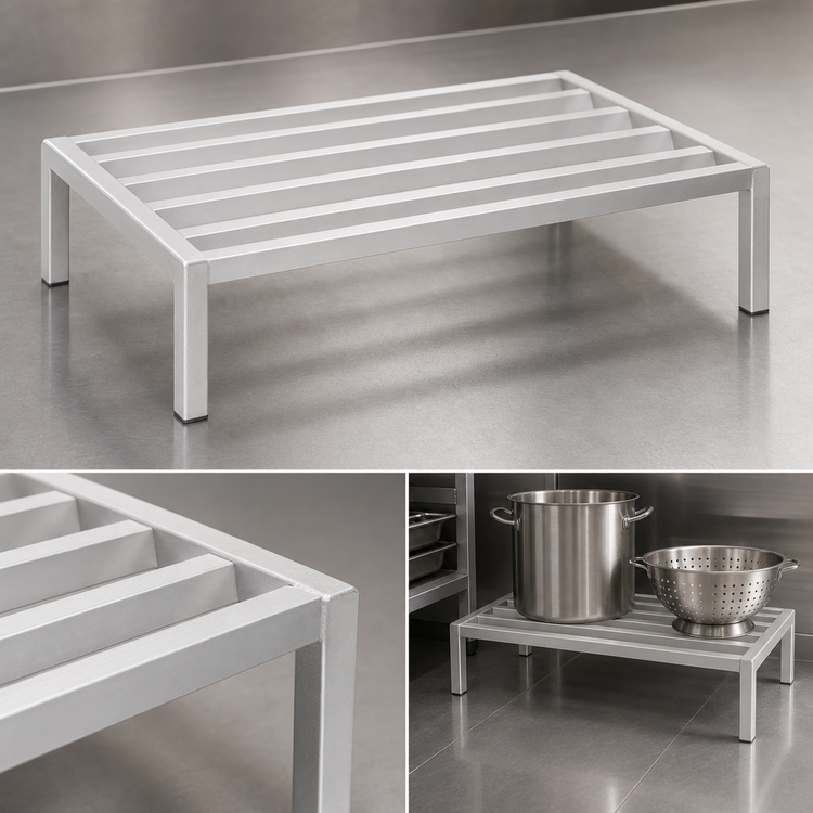 Product image #3 for Channel Manufacturing Standard Series Tubular Aluminum Dunnage Rack, 36 x 20 x 12 Inches
