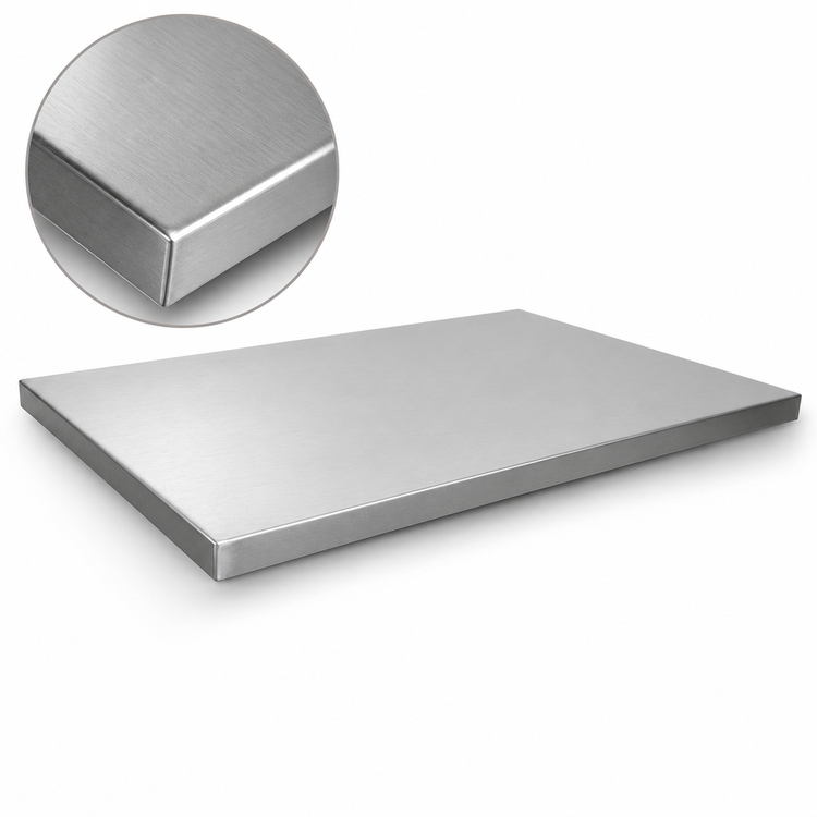 Product image #3 for John Boos 84-Inch x 48-Inch Flat Stainless Steel Countertop, No Backsplash, 1-1/2-Inch Thick