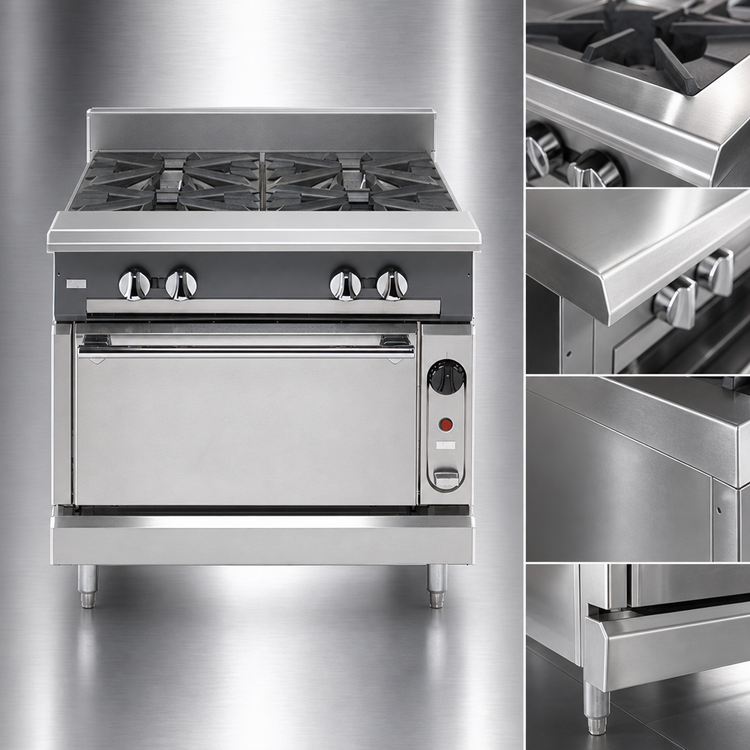 Product image #3 for Vulcan V Series 36-Inch Heavy Duty Gas Work Top Spreader with Cabinet Base