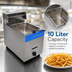 Thumbnail image #4 for Uniworld UGF-71H 10 Liter Countertop Propane Gas Fryer, 1 Well, 1 Basket