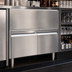 Thumbnail image #3 for Glastender ACB-26 Underbar Add-On Cabinet Base with 2 Hinged Doors, Stainless Steel, 26W x 24D x 16H
