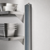 Thumbnail image #3 for Eagle Group 108-Inch Stainless Steel Wall-Mounted Cantilever Shelving Standard Upright
