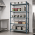 Thumbnail image #3 for Quantum 5-Tier Stationary Wire Shelving Unit with Plastic Mats, 42 x 14 x 63 Inches