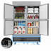 Thumbnail image #3 for KoolMore 54-Inch Two-Section Reach-In Refrigerator, 47 Cu. Ft., Bottom-Mount, Stainless Steel
