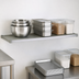 Thumbnail image #3 for Eagle Group Valu-Master Solid Commercial Shelf, 48 x 14 Inches, Galvanized Steel with Gray Epoxy Finish