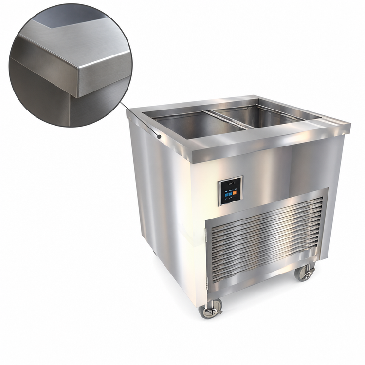 Product image #3 for Thurmaduke TCM-32PG-N7 Mobile Cold Food Unit with NSF 7 Cold Pan