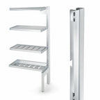 Thumbnail image #3 for Channel Manufacturing CSURR Cantilever Shelving Right Upright, Aluminum, 72-Inch High