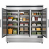 Thumbnail image #3 for Migali Competitor Series 3-Section Reach-In Refrigerator, Bottom-Mount Self-Contained, Solid Hinged Doors, Stainless Steel, 72 Cu. Ft.