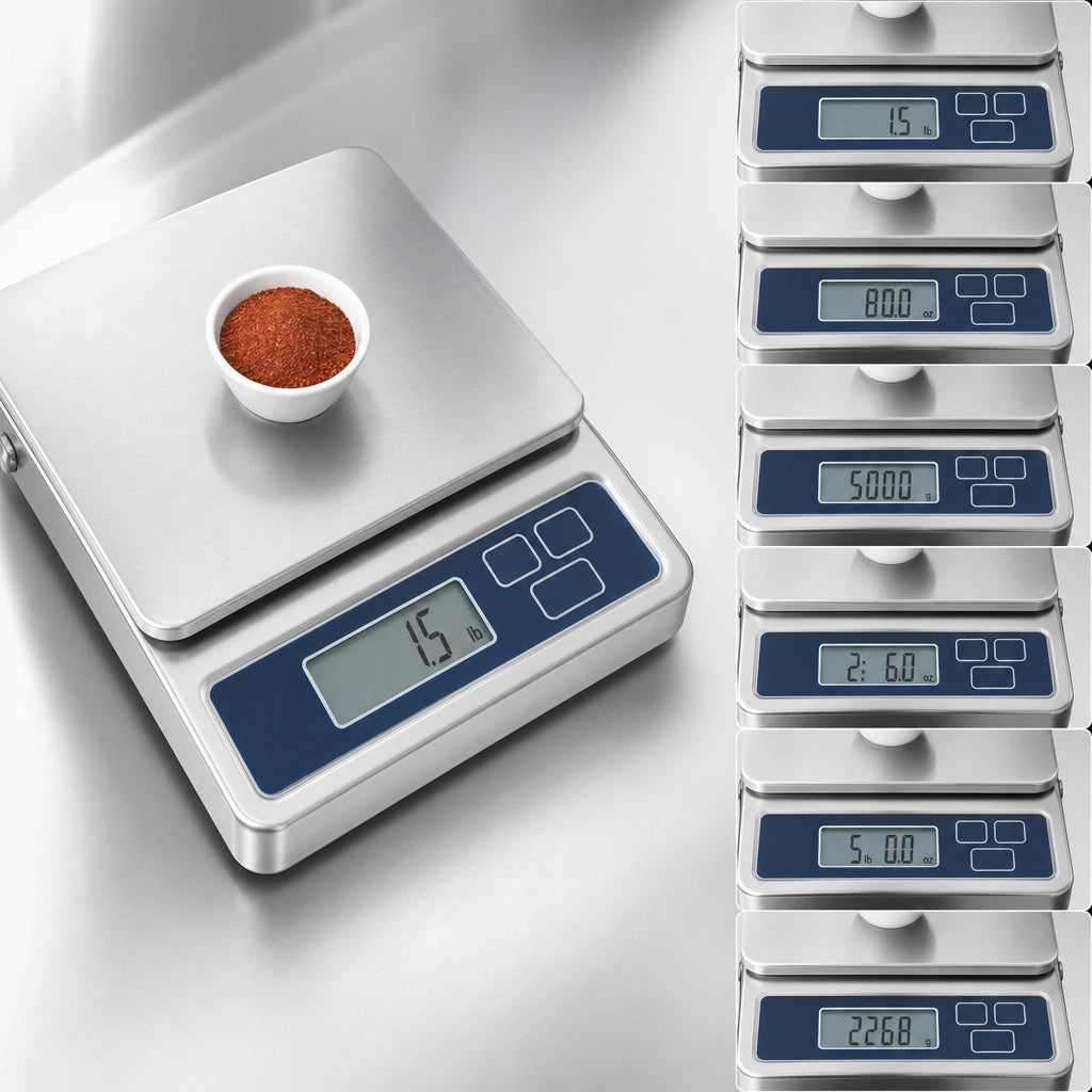 Six Capacity Display Options