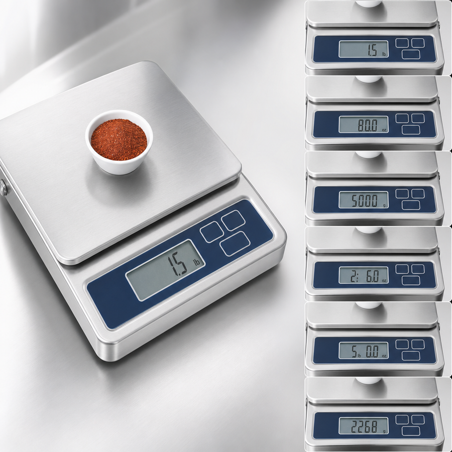 Six Capacity Display Options