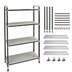 Thumbnail image #3 for Cambro Camshelving Elements XTRA High Density Top Rail Stationary Starter Unit, 21-Inch Deep x 42-Inch Wide x 81-Inch High, 4-Shelf Solid, Speckled Gray