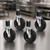 Thumbnail image #3 for Advance Tabco 5-Inch Swivel Stem Caster Set of 4 with Galvanized Legs for 24-Inch Tall Tables and Mixer Stands