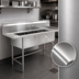 Thumbnail image #3 for Eagle Group BlendPort® BPFC Series 2-Compartment Freestanding 304 Stainless Steel Sink with 24 x 24 Inch Bowls