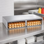 Thumbnail image #3 for Nemco Food Equipment 8045W-SBB 60-Bun Stainless Steel Bun Box with Polycarbonate Hinged Doors