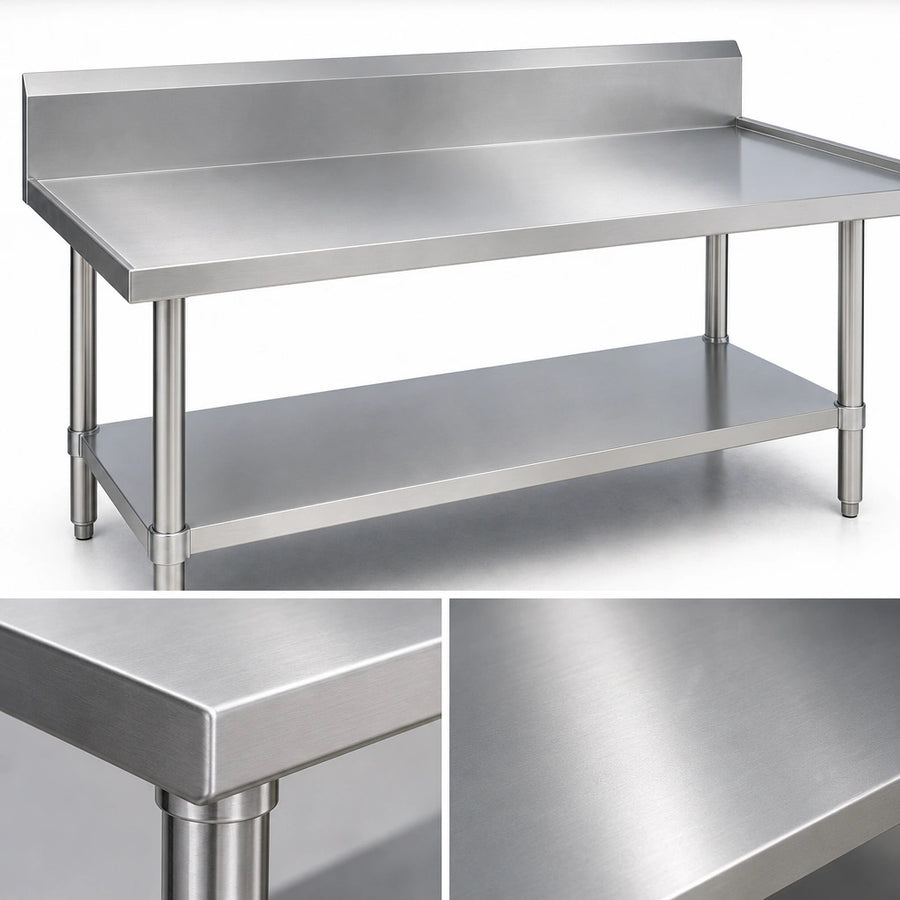 14-Gauge 300-Series Stainless Steel Top