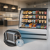 Thumbnail image #3 for Federal Industries SSRPF5952 Countertop Refrigerated Prepared Foods Merchandiser, 59.2-Inch Wide, 3-Tier, Black Laminate