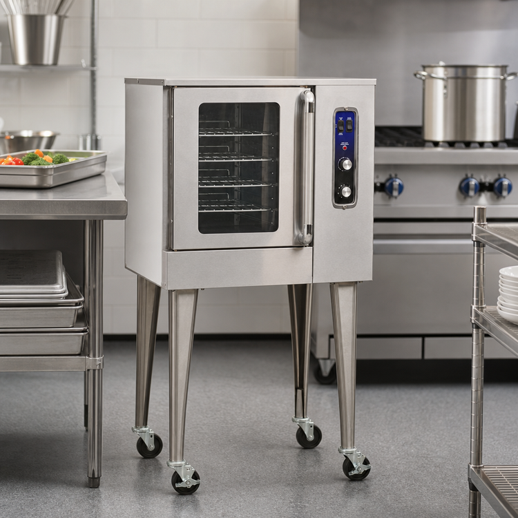 Product image #3 for Imperial HSICVE-1 Half-Size Electric Standard Convection Oven, 1 Deck, Manual Controls