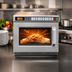 Thumbnail image #3 for Panasonic PRO1 Heavy Duty Countertop Commercial Microwave Oven, 0.6 Cu. Ft., 2100 Watts, Left-Hinged Door