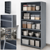 Thumbnail image #3 for Quantum IRONMAN 5-Shelf Closed Steel Shelving Unit, 18 x 36 x 75 Inches