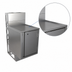 Thumbnail image #4 for BK Resources Top Shelf Underbar Cabinet with Flat Raised-Edge Top and Hinged Lock Door, 21 Inch Wide x 18 Inch Deep