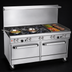 Thumbnail image #3 for Southbend Ultimate 60-Inch Gas Restaurant Range with 6 Burners, 24-Inch Griddle, Convection Oven, and Cabinet Base