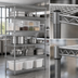 Thumbnail image #3 for Redi-Pak 5-Tier Wire Shelving Unit, 36W x 18D x 74H, Pewter Gray Epoxy