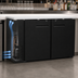 Thumbnail image #3 for Migali Competitor Series 60-Inch Two-Section Solid Door Back Bar Refrigerator