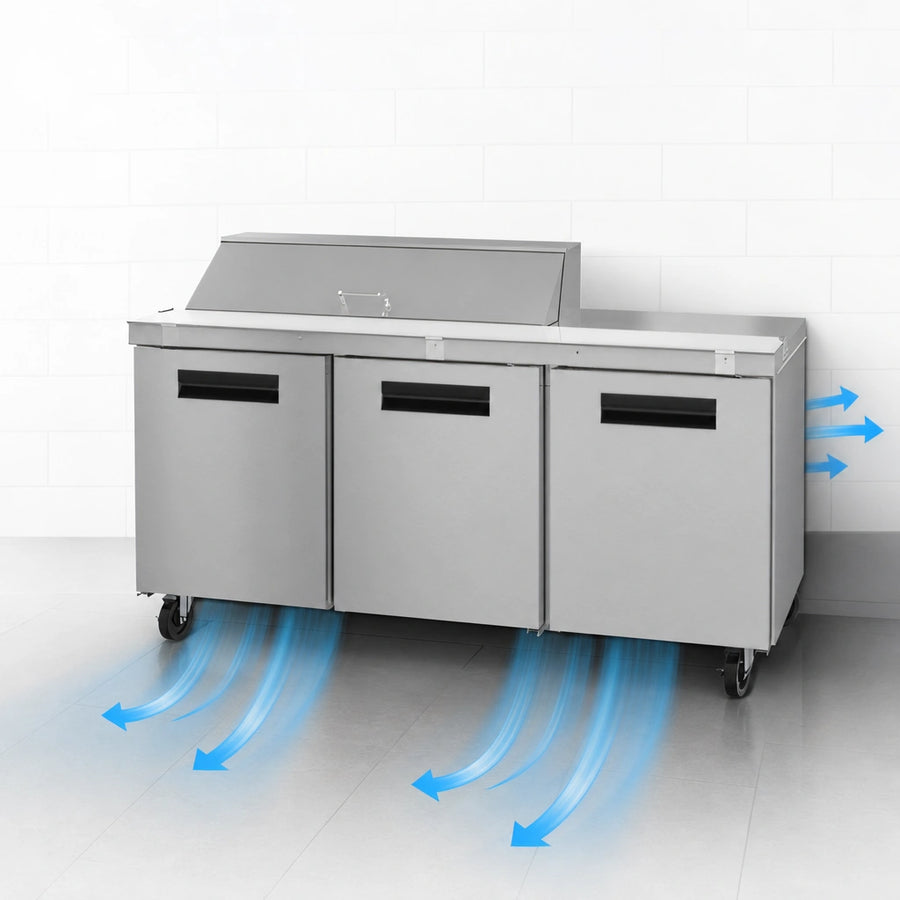 Front Breathing Refrigeration