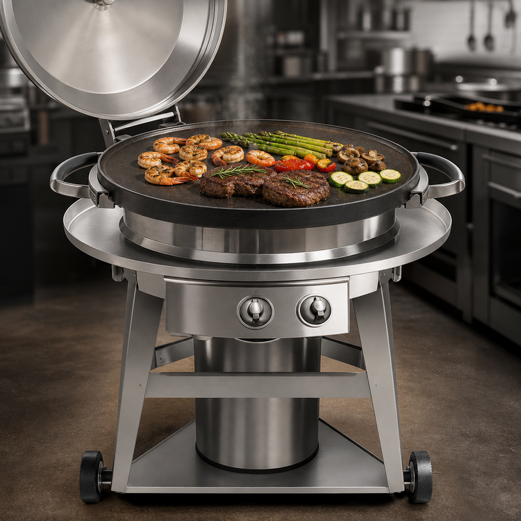 Product image #4 for Evo Professional Wheeled Cart Outdoor Propane Gas Display Cooking Station