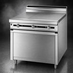 Thumbnail image #3 for Jade Range (Middleby) Titan JTRH-1HT-A 12-Inch Heavy-Duty Gas Hot Top Range with Cabinet Base and Infinite Controls
