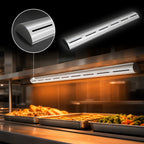 Thumbnail image #3 for Hatco Glo-Ray® GR5AH-60 Curved High-Watt Infrared Strip Heater, 60", 120V, Aluminum Housing