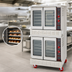 Thumbnail image #4 for American Range Majestic MSDE-2 Double-Deck Standard-Depth Electric Convection Oven with 50/50 Solid Doors