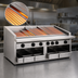 Thumbnail image #3 for Bakers Pride Dante Series 36-Inch Countertop Radiant Gas Charbroiler, Stainless Steel