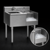 Thumbnail image #3 for Eagle Group 1800 Series 50-Inch Underbar Ice Bin/Cocktail Station with Blender Recess and 7-Circuit Cold Plate
