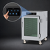 Thumbnail image #3 for Metro C5 8 Series Half-Height Pass-Thru Controlled Temperature Holding Cabinet with Combination Doors, Touch Screen Controls, 8 Full-Size Sheet Pan Capacity