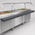 Thumbnail image #3 for Cambro Versa Food Bar 6 Ft Black Tray Rail