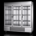 Thumbnail image #4 for Beverage-Air Horizon Series Three-Section Glass Door Reach-In Refrigerator, 70.19 Cu. Ft., Bottom Mount