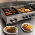 Thumbnail image #3 for Comstock-Castle 48-Inch Countertop Gas Char-Broiler and Griddle Combination
